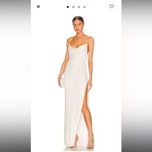 Retrofete Katya Dress - Moonglow White - size M